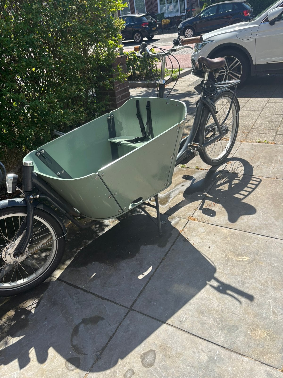 Babboe city bakfiets, Gebruikt, Huif, 2 kinderen, Ophalen