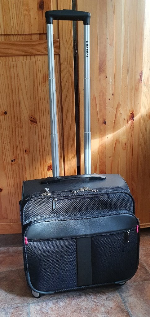 Business Trolley Black/Pink, Hard kunststof, Nieuw, Minder dan 50 cm, 35 tot 45 cm