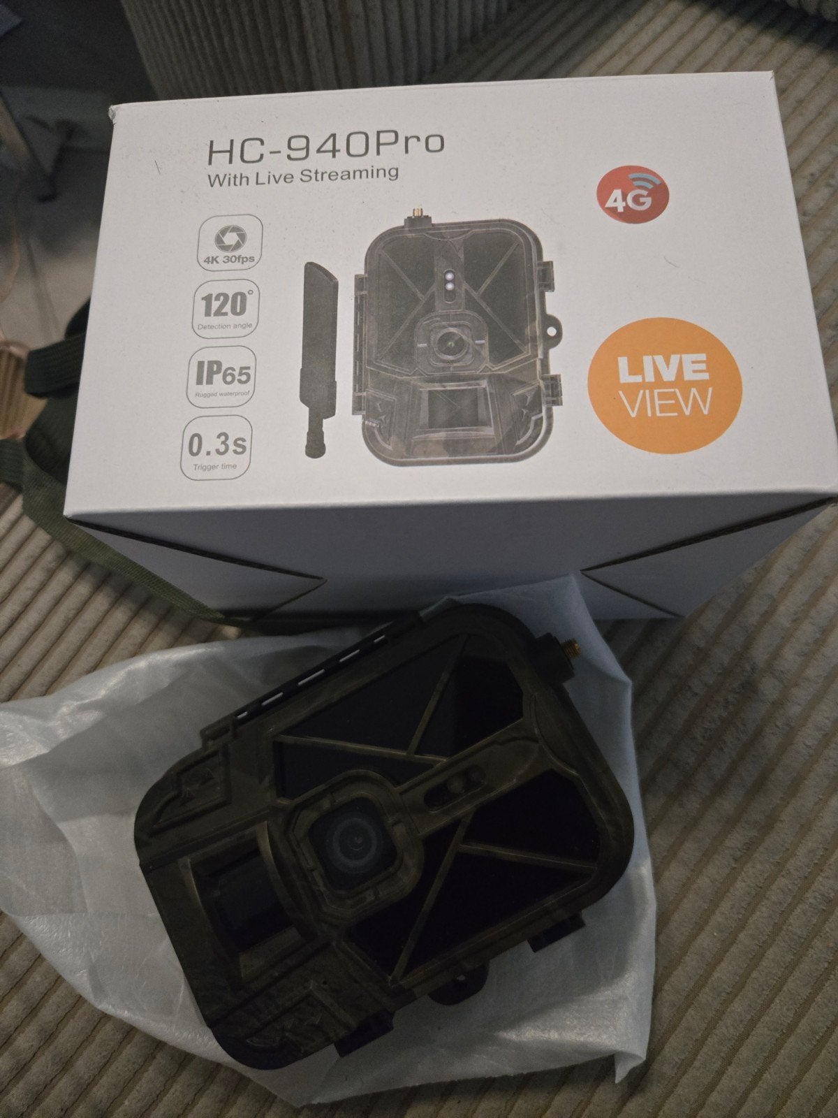 HC-940Pro 4G Cloud Digitale Wildcamera met Live Streaming, Ophalen of Verzenden, Nieuw, Buitencamera