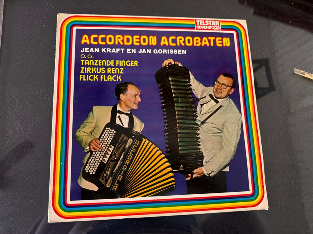 Accordeon Acrobaten - Jean Kraft en Jan Gorissen LP, Ophalen of Verzenden, Zo goed als nieuw