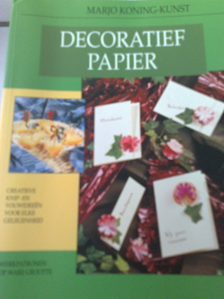 Decoratief papier / Tirion /Marjo Koning - Kunst, Verzenden, Overige thema's, Overige typen