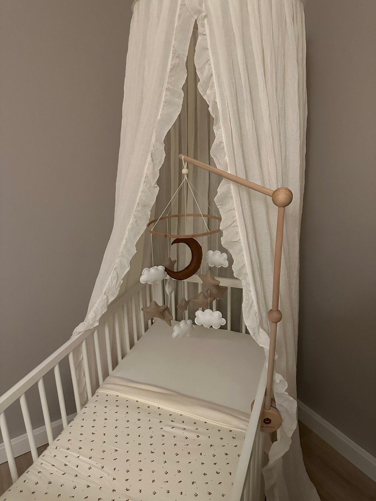 Gulliver Babybedje, wit, 60x120 cm, Kinderen en Baby's, Kinderkamer | Bedden, Ophalen, Zo goed als nieuw, 70 tot 85 cm