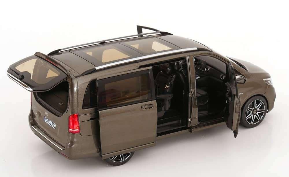 Mercedes-Benz V-Klasse AMG Line 2018 Indium Grijs 1-18 Norev, Auto, Norev, Ophalen of Verzenden, Norev