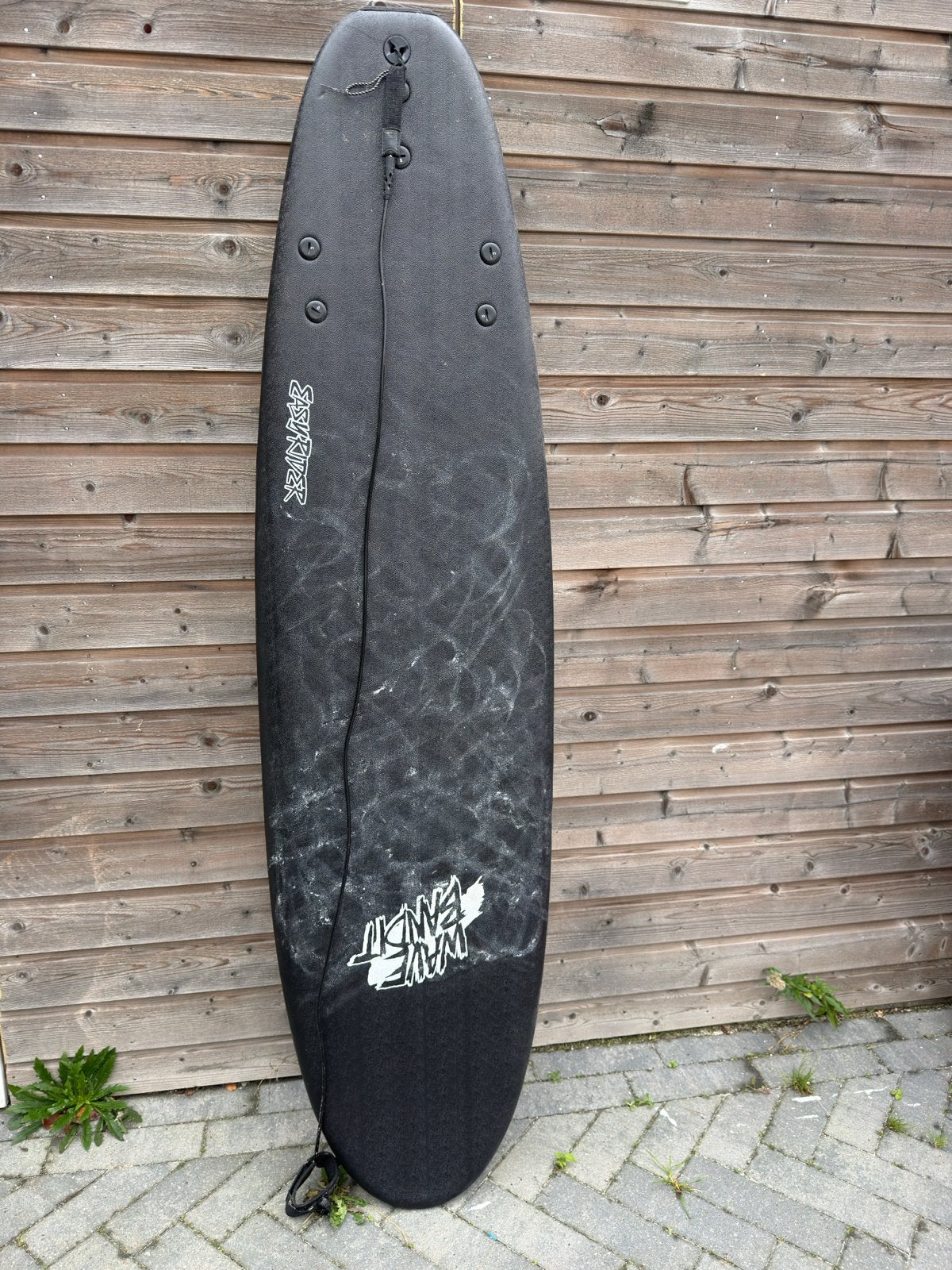Softtop surfboard 7.2 - Wave Bandit - Zo goed als nieuw, Watersport en Boten, Ophalen, Zo goed als nieuw, Funboard, Met vinnen