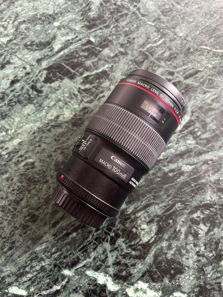 Canon EF 100mm f/2.8L Macro IS USM - Goed onderhouden, Audio, Tv en Foto, Fotografie | Lenzen en Objectieven, Ophalen of Verzenden