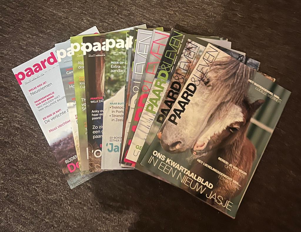 Diverse paarden tijdschriften/bladen/magazines, Ophalen, Gelezen, Sport en Vrije tijd