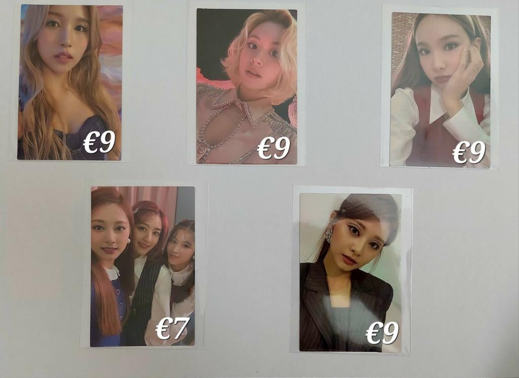 Twice Fotokaarten/Photocards, Ophalen of Verzenden, Zo goed als nieuw, Foto of Kaart