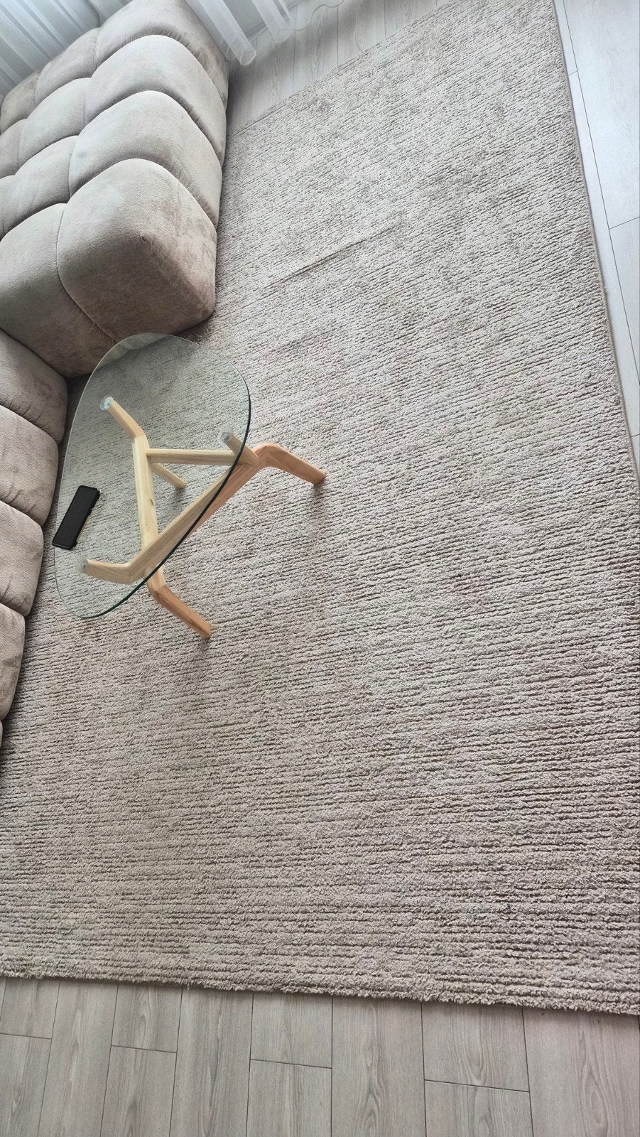 Vloerkleed, Ophalen, Beige, Rechthoekig, 200 cm of meer