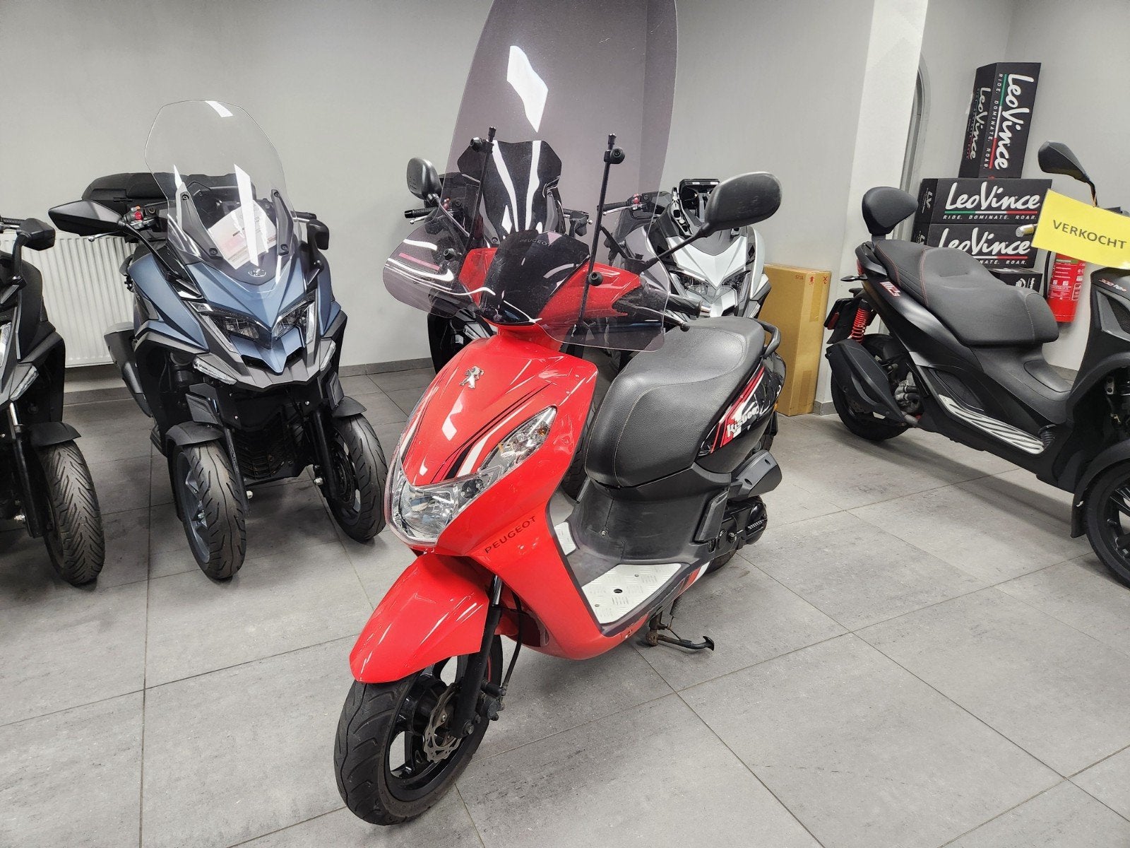 Peugeot Kisbee 2017, Fietsen en Brommers, Scooters | Peugeot, Gebruikt, Overige modellen, Benzine, Ophalen