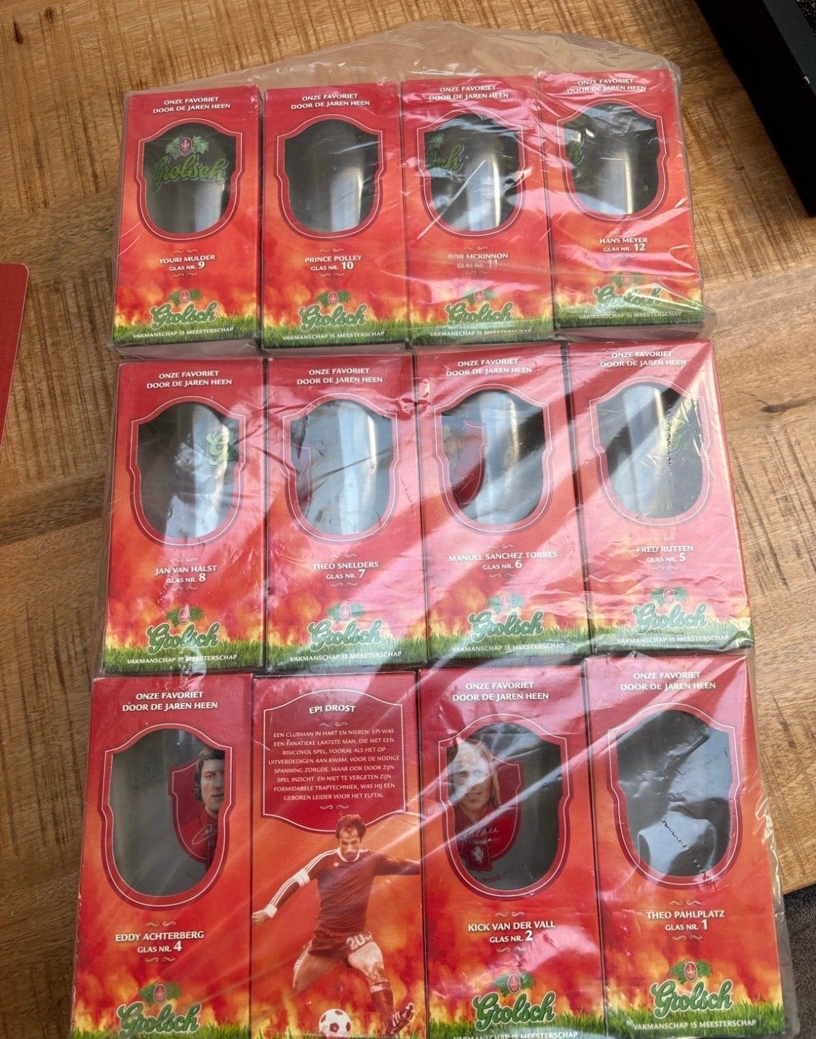 Grolsch Voetbalglazen Collectie - Onze Favoriet, Ophalen of Verzenden, Nieuw