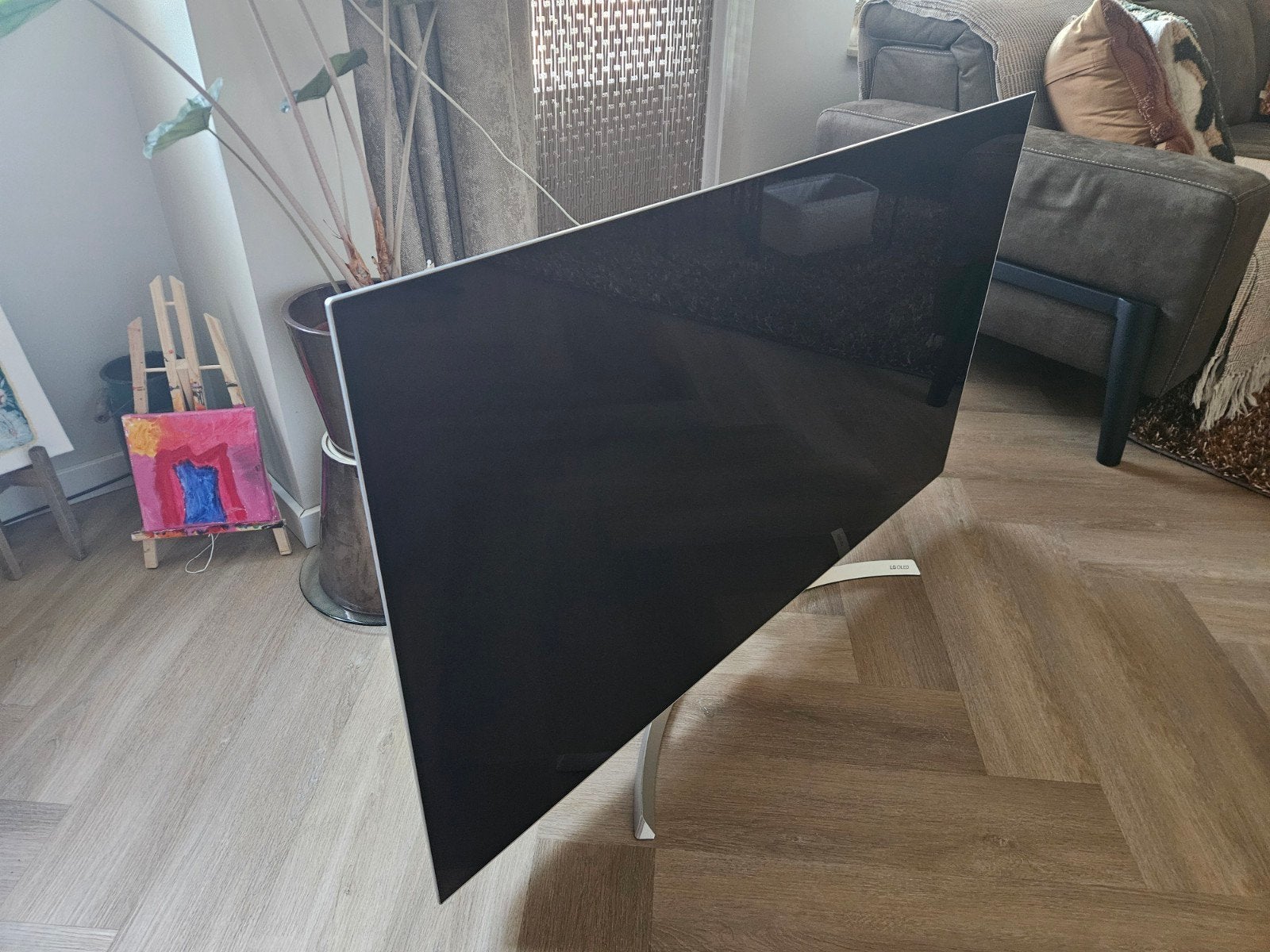 Lg oled 55 inch tv, Audio, Tv en Foto, Televisies, Ophalen, Zo goed als nieuw, 100 cm of meer, 4k (UHD)