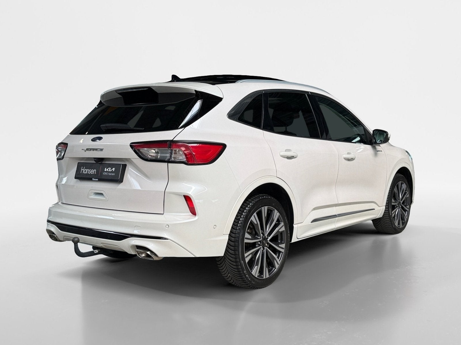 Ford Kuga 2.5 PHEV Vignale I Panoramadak I Trekhaak I Head-U, Auto's, Gebruikt, Wit, Bedrijf, Lichtsensor