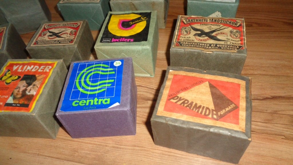 Lucifers vintage volle verpakkingen koopje luciferdoosje, Verzenden, Zo goed als nieuw, Luciferdoosjes of -merken