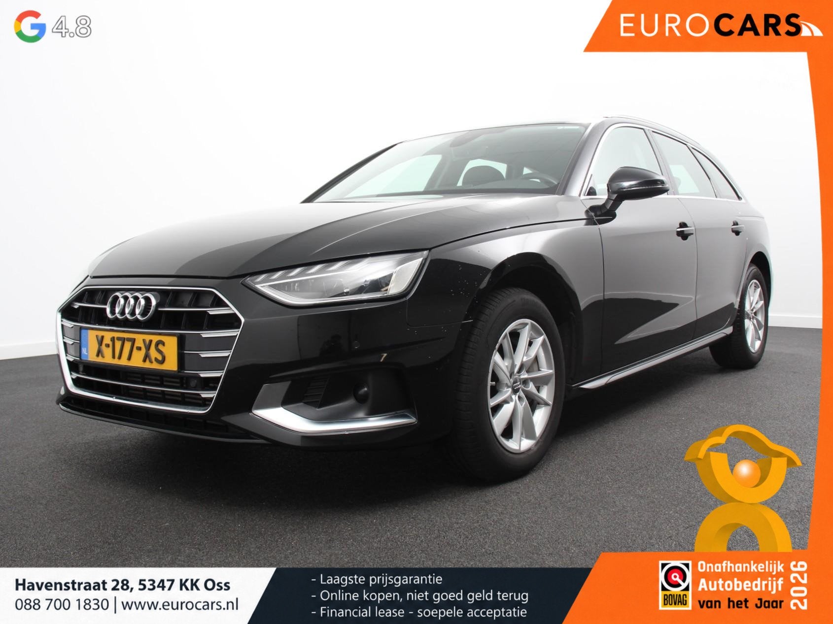 Audi A4 Avant 40 TFSI 204pk Prestige Plus S-Tronic Navigatie, Stof, Gebruikt, 4 cilinders, 1984 cc