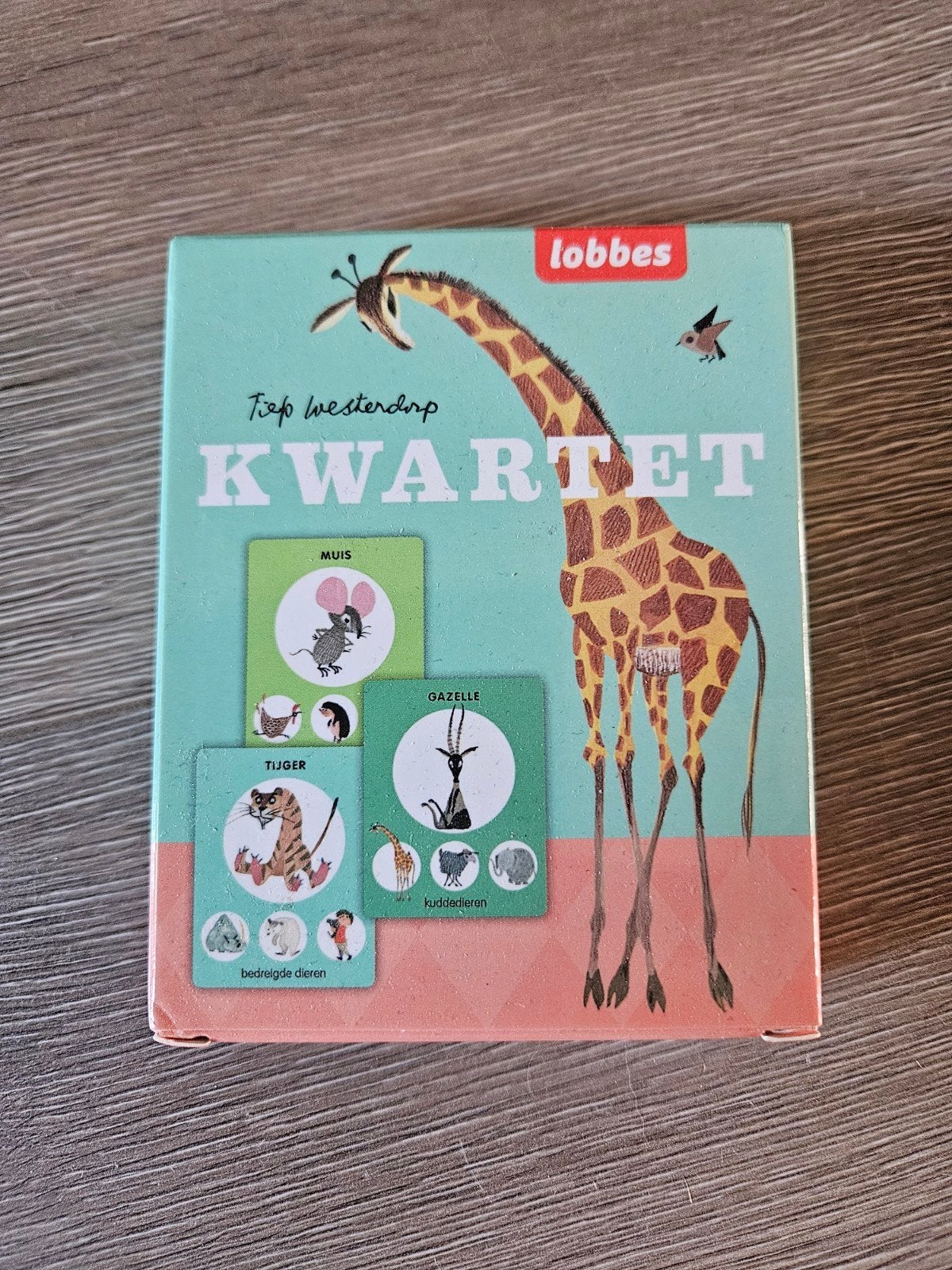 Fiep Westendorp dieren kwartet, 32 kaarten, Drie of vier spelers, Ophalen of Verzenden, Nieuw, Westendorp