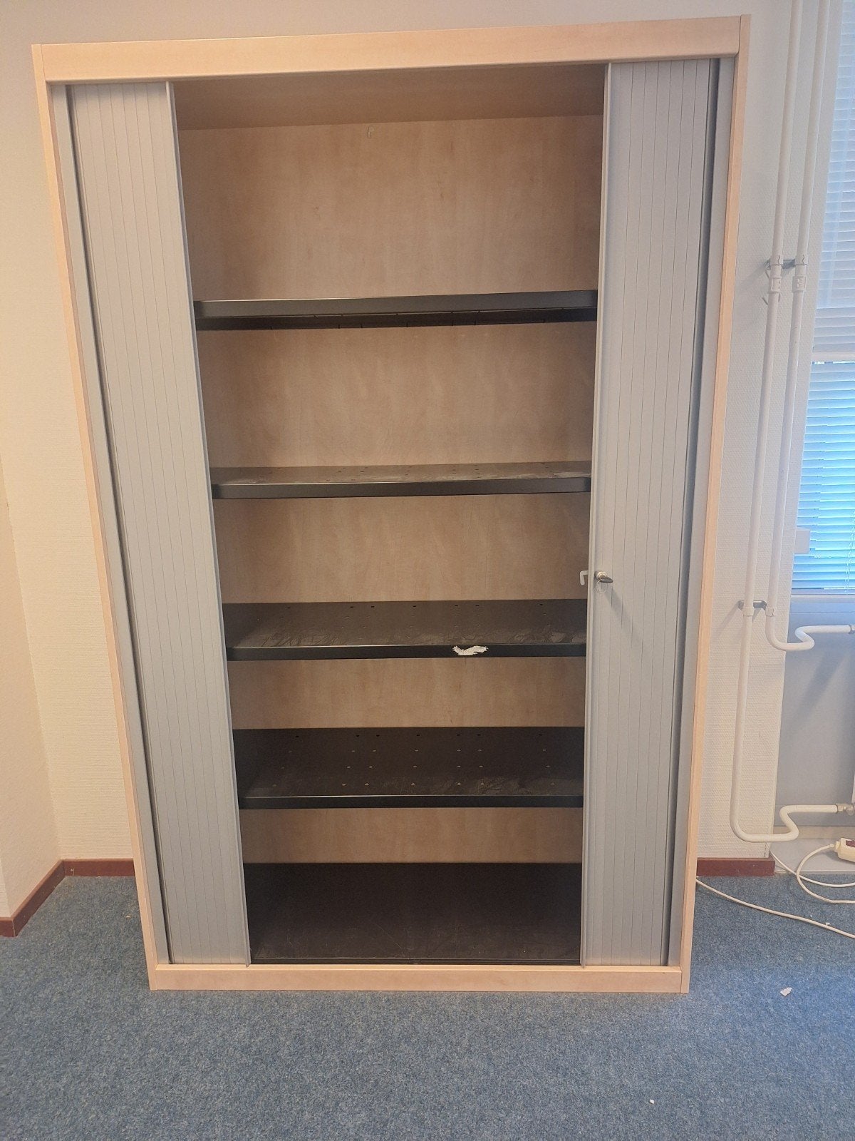 Archiefkast met roldeur - 125x45x196 cm, Huis en Inrichting, Kasten | Roldeurkasten en Archiefkasten, Gebruikt, 100 tot 150 cm