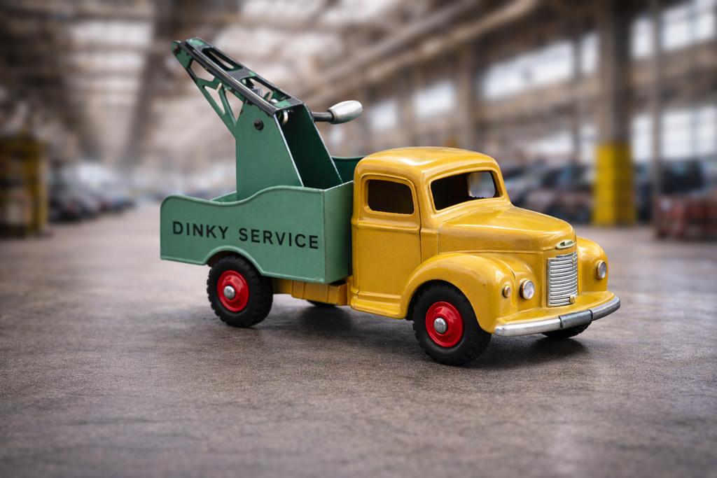Dinky Toy Commer Vrachtwagen Takelwagen - Vintage Speelgoed, Verzenden, Gebruikt, Bus of Vrachtwagen