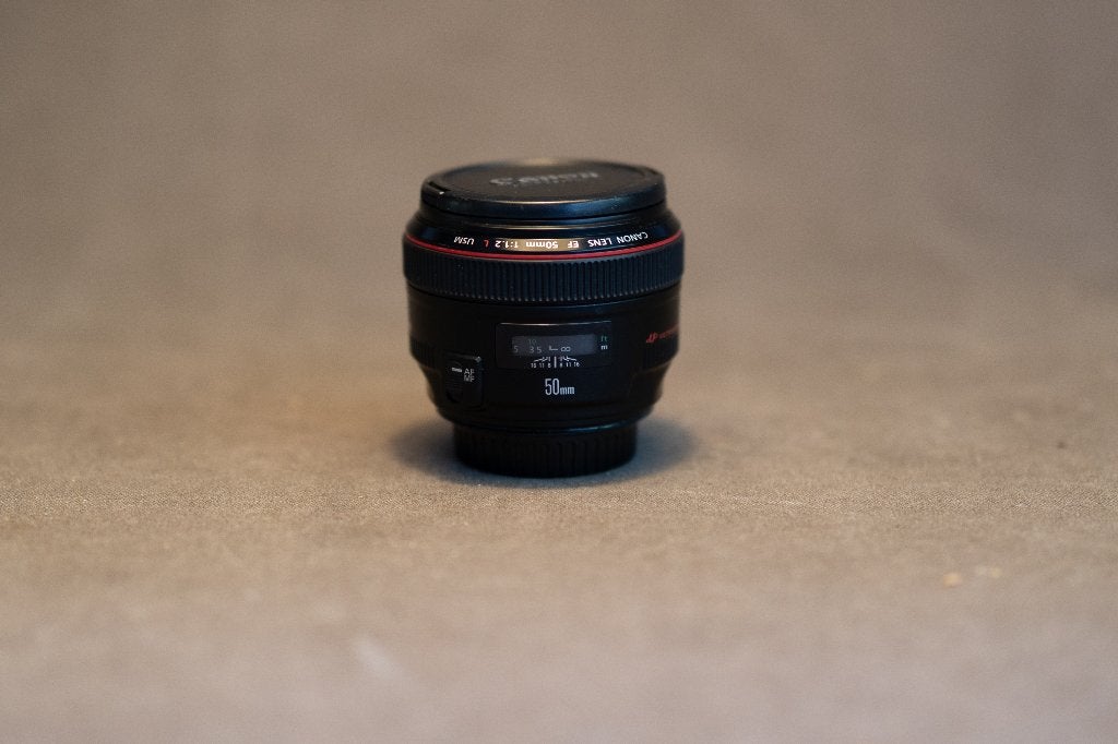 Canon EF 50mm f/1.2L USM, Ophalen, Canon, Zo goed als nieuw, Standaardlens