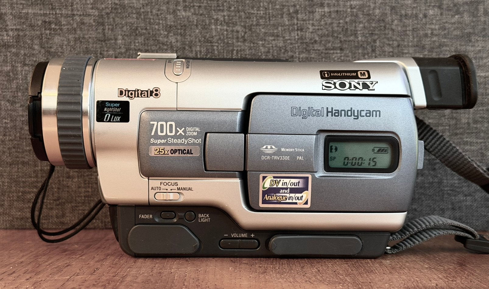 Sony DCR-TRV330E Digital8-camera, Verzenden, 20x of meer, Overige soorten, Zo goed als nieuw