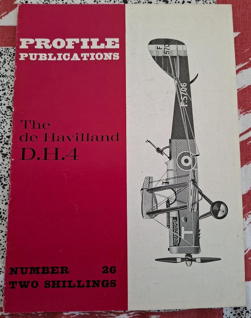 Profile: boekje De Havilland DH.4. Britse verkenner/ jager, Hobby en Vrije tijd, Modelbouw | Vliegtuigen en Helikopters, Overige merken