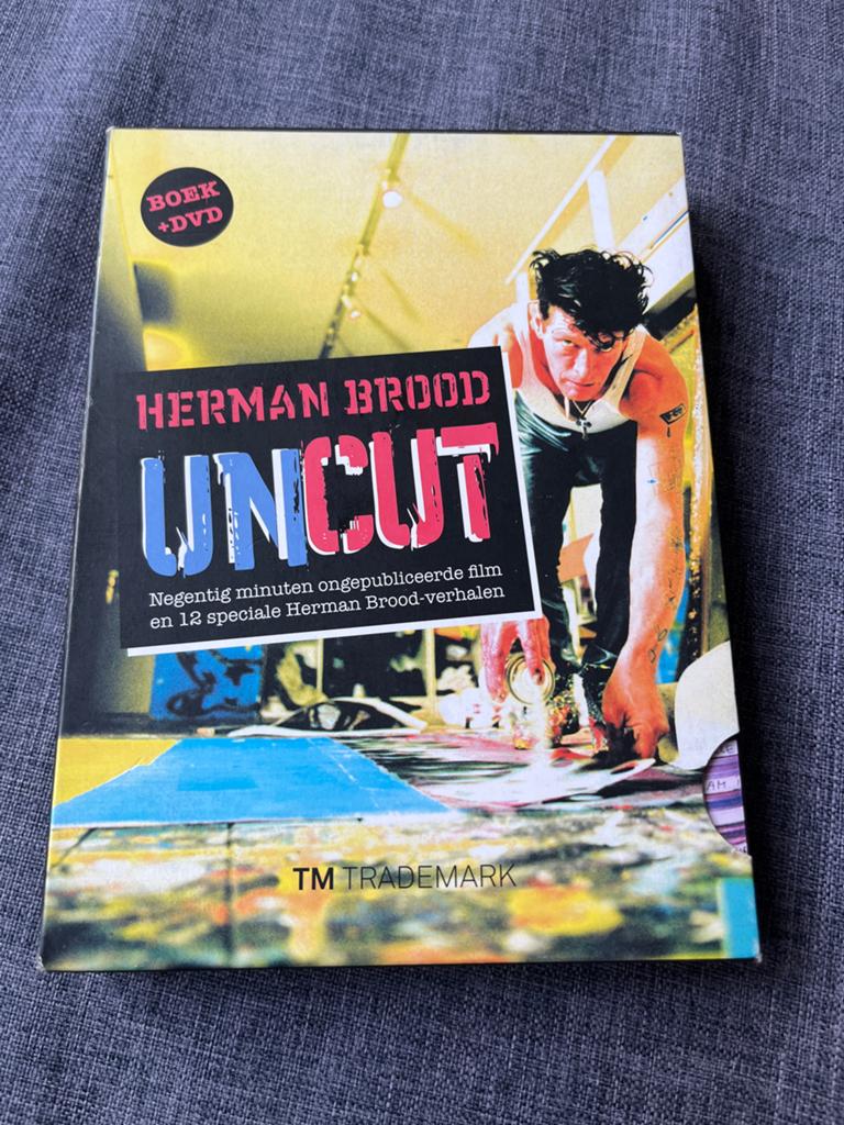 Herman Brood Uncut: Boek + DVD met ongepubliceerd materiaal, Alle leeftijden, Ophalen of Verzenden, Gebruikt, Documentaire