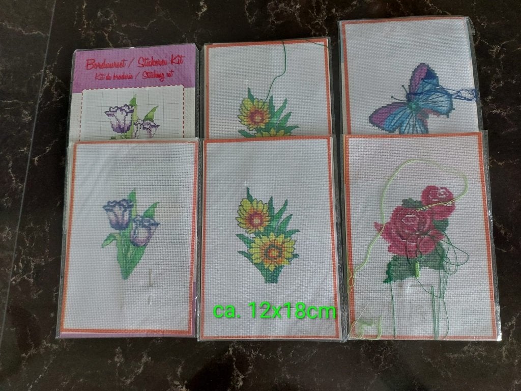 Borduurpatronen kaarten, Hobby en Vrije tijd, Borduren en Borduurmachines, Ophalen of Verzenden, Zo goed als nieuw, Patroon
