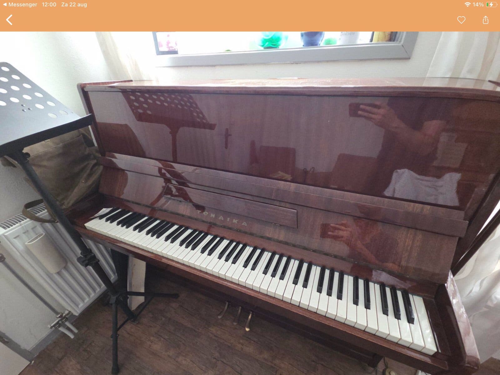 Tchaika piano, Ophalen of Verzenden, Gebruikt, Hoogglans