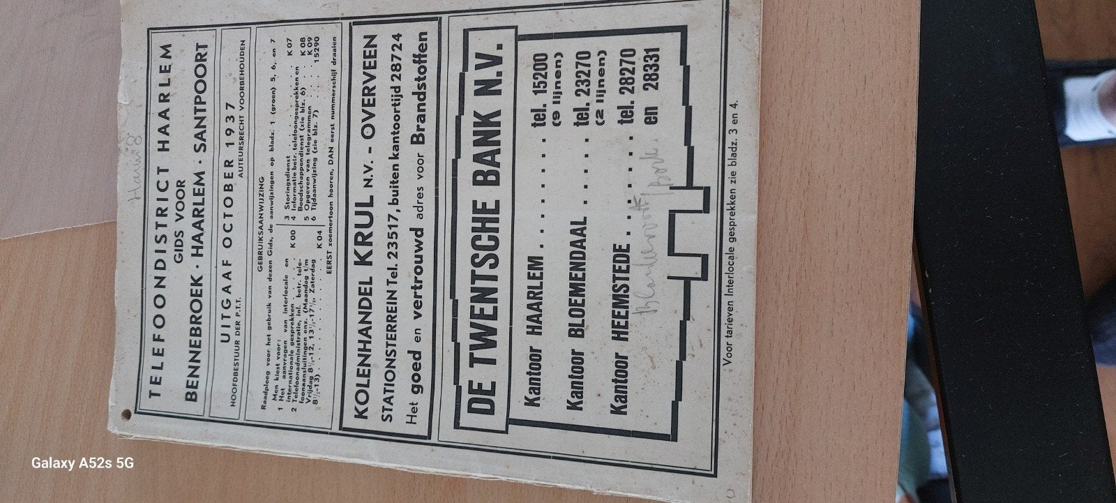 oud telefoonboek, Ophalen of Verzenden, Gelezen
