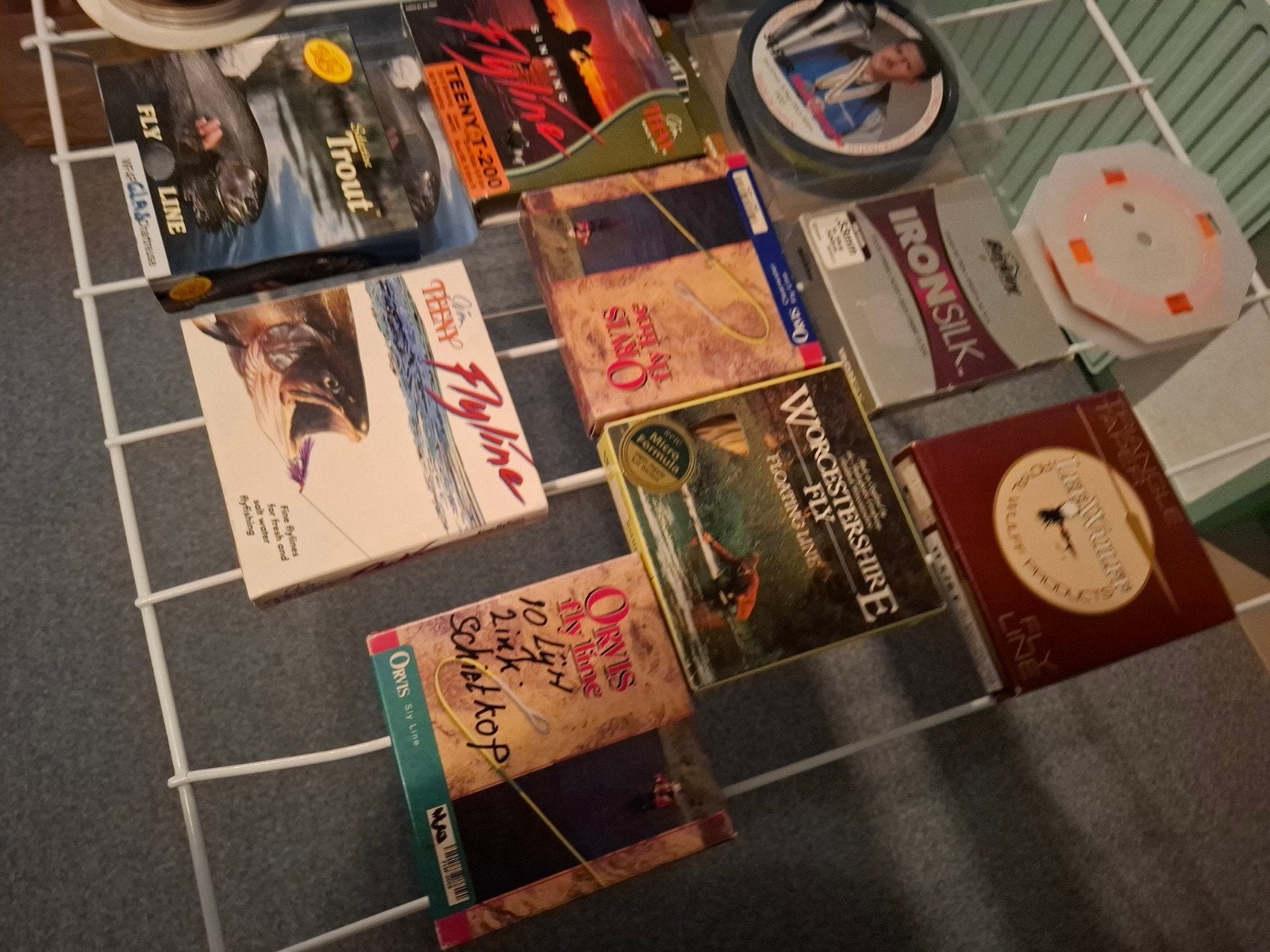 te koop ivm gezondheid div vliegvishengels,lijnen nylon, Watersport en Boten, Ophalen, Gebruikt