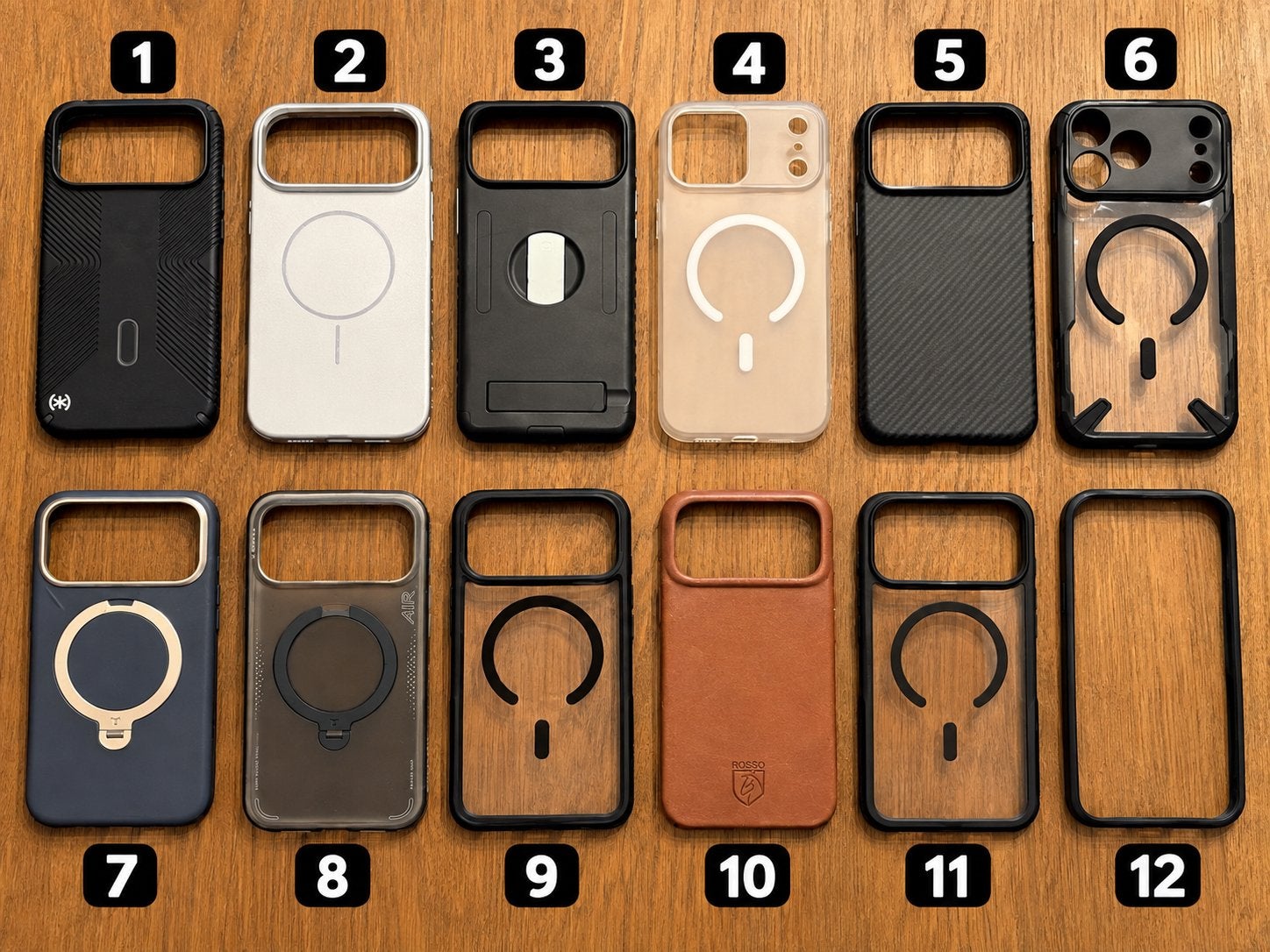 Diverse iPhone 17 Pro Max MagSafe Hoesjes, Kunststof, IPhone 17, Gebruikt, MagSafe