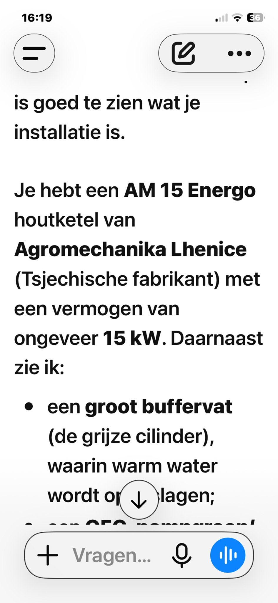 Hout ketel inst. voor cv en boilerfunctie, Ophalen, 30 tot 80 cm, Gebruikt, Cv-ketel of Combi-ketel