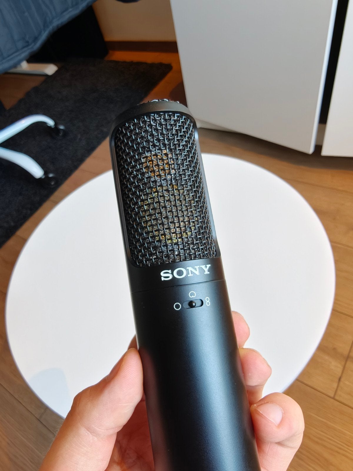 Microphone SONY C-100, Ophalen of Verzenden, Zo goed als nieuw, Studiomicrofoon