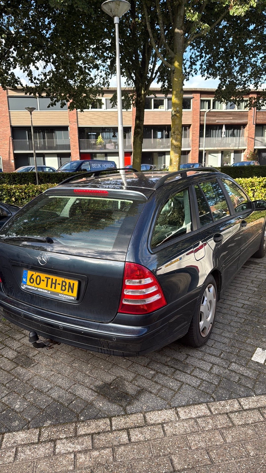 Mercedes-Benz C-Klasse 1.8 C180 Kompr Combi 2006 Zwart, Auto's, Voorwielaandrijving, Stof, Zwart, 1435 kg