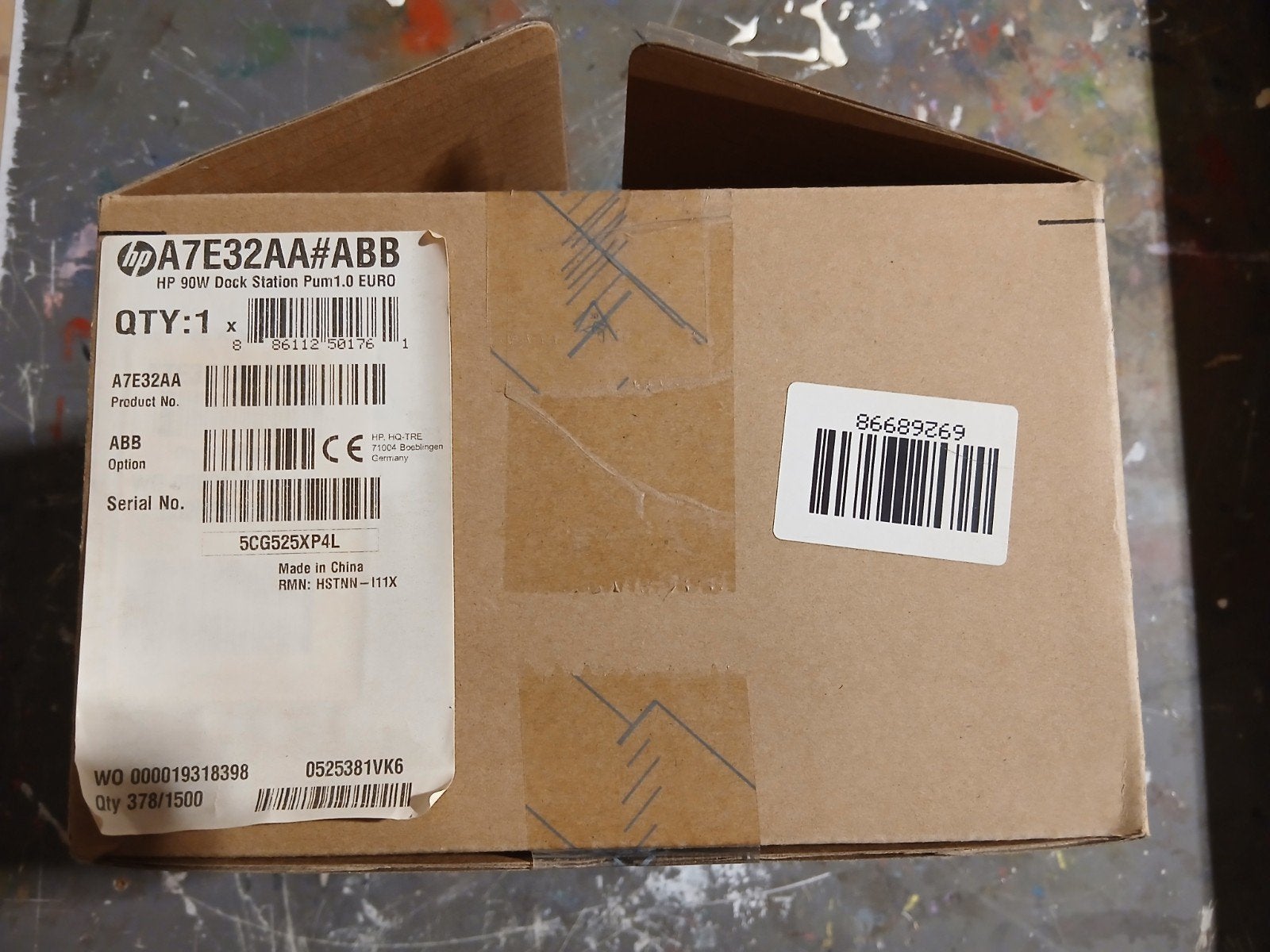 HP 90W Docking Station A7E32AA#ABB - Nieuw in doos, Computers en Software, Dockingstations, Nieuw, Docking station, Laptop, Ophalen of Verzenden