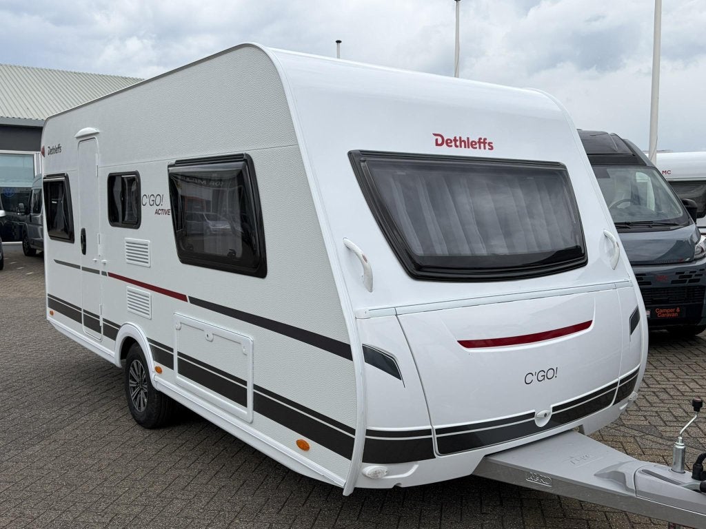 Dethleffs C'Go Active 475 EL VERKOCHT, Caravans en Kamperen, Schokbreker, Bedrijf, Tot en met 3, Dethleffs