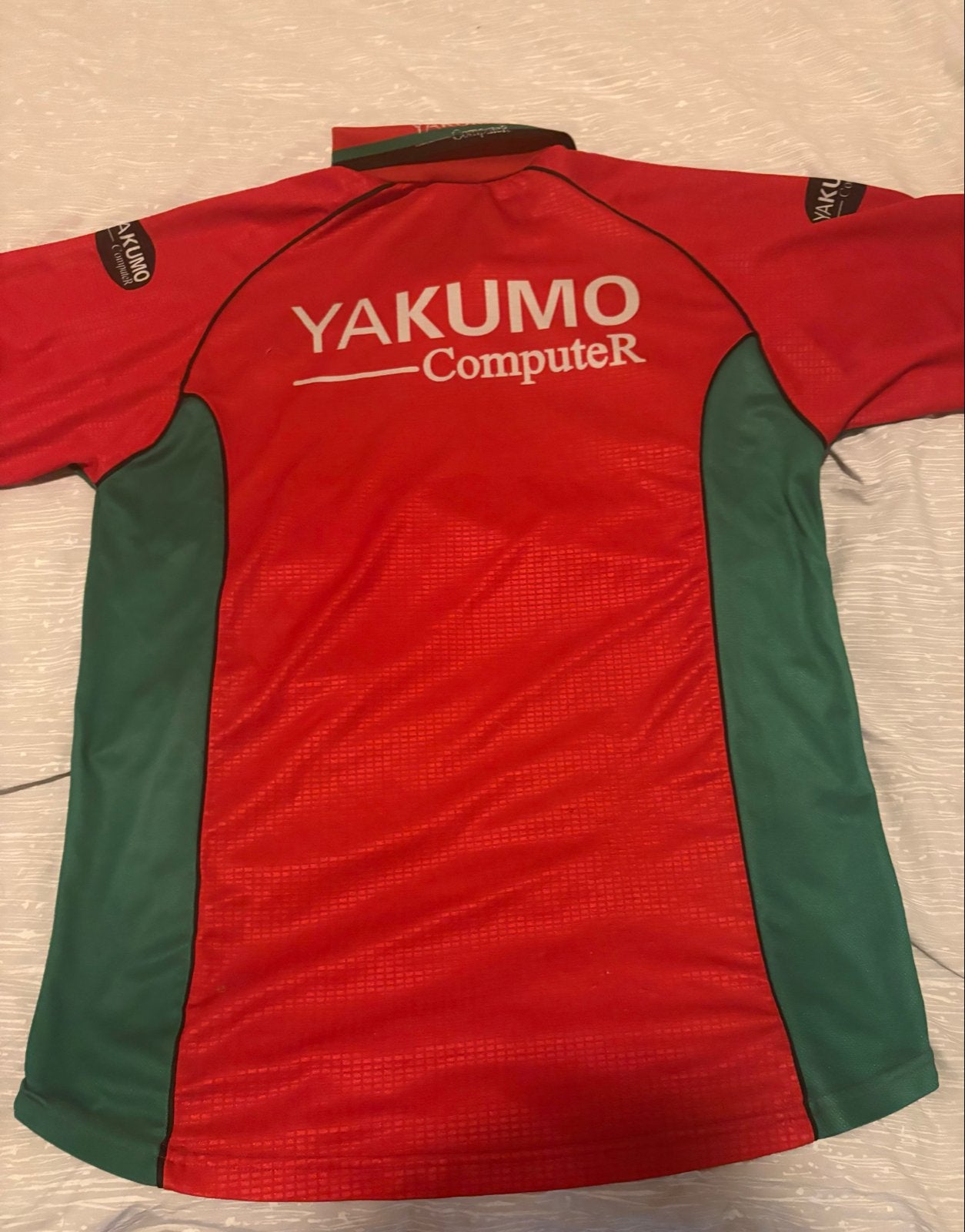 Puma NEC Nijmegen voetbalshirt rood/groen maat M, Ophalen, Gedragen, Maat 48/50 (M), Rood