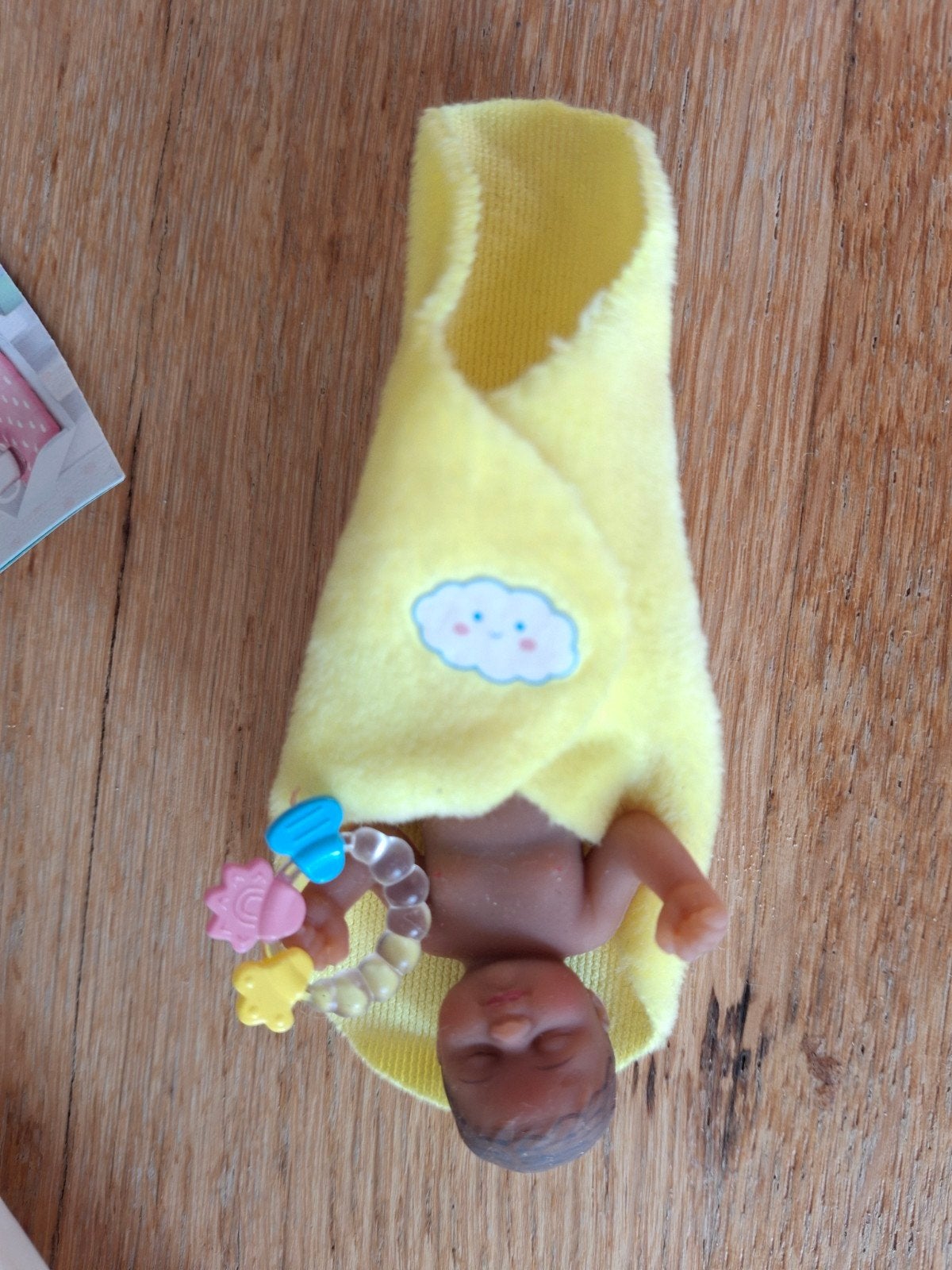 My Mini Baby met wiegje en accessoires, Ophalen of Verzenden, Gebruikt, Babypop