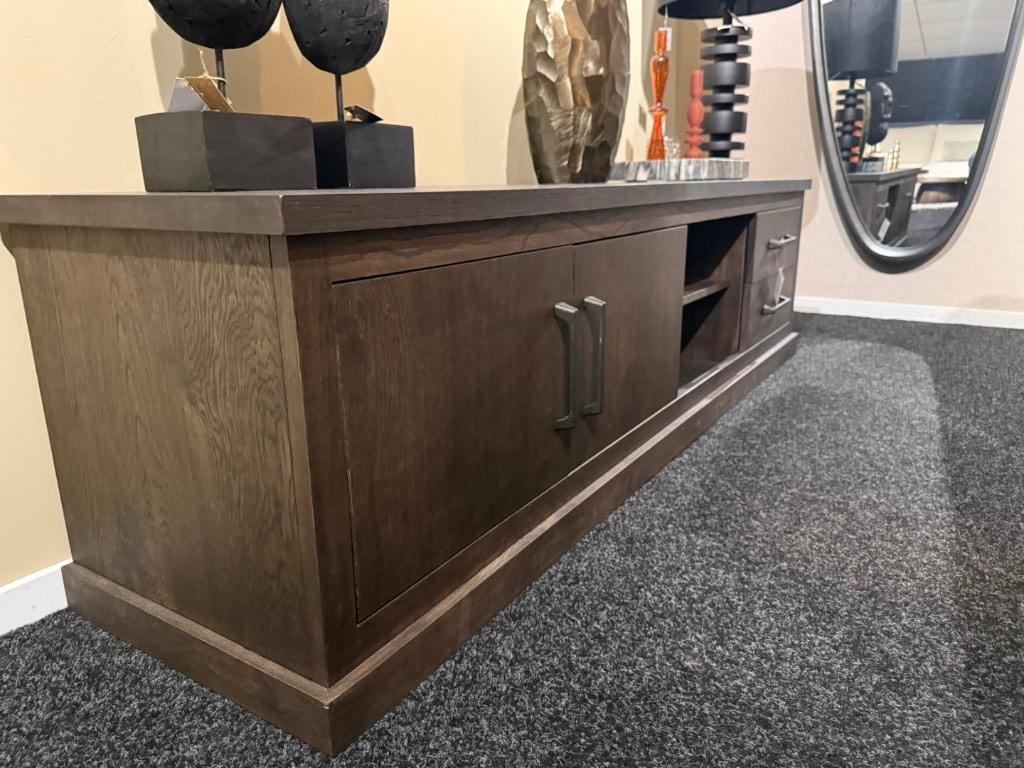TV Kast Alexander, Eiken!, Ophalen, 150 tot 200 cm, Eikenhout, Nieuw