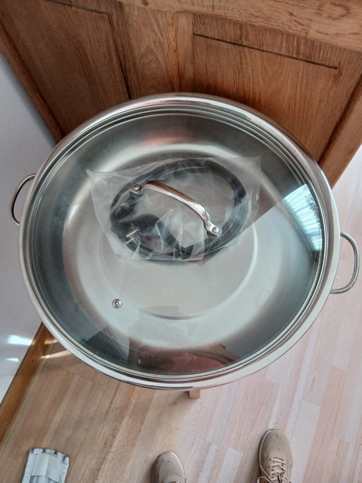 Hotstone pan compleet met toebehoren voor massage, Ophalen of Verzenden, Gebruikt, Overige typen