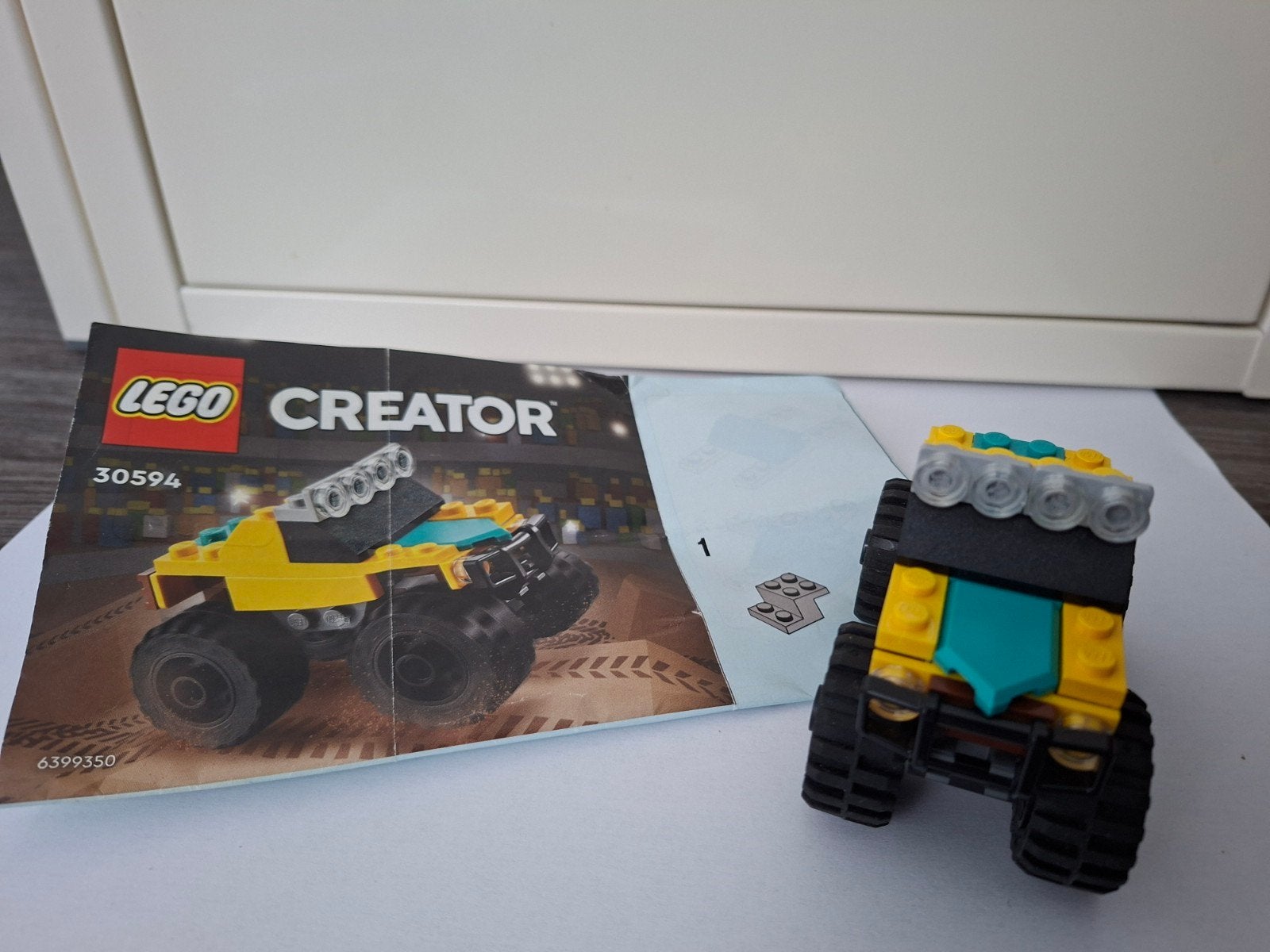 LEGO Creator 30594 Monster Truck met instructieboekje, Ophalen of Verzenden, Zo goed als nieuw, Overige merken