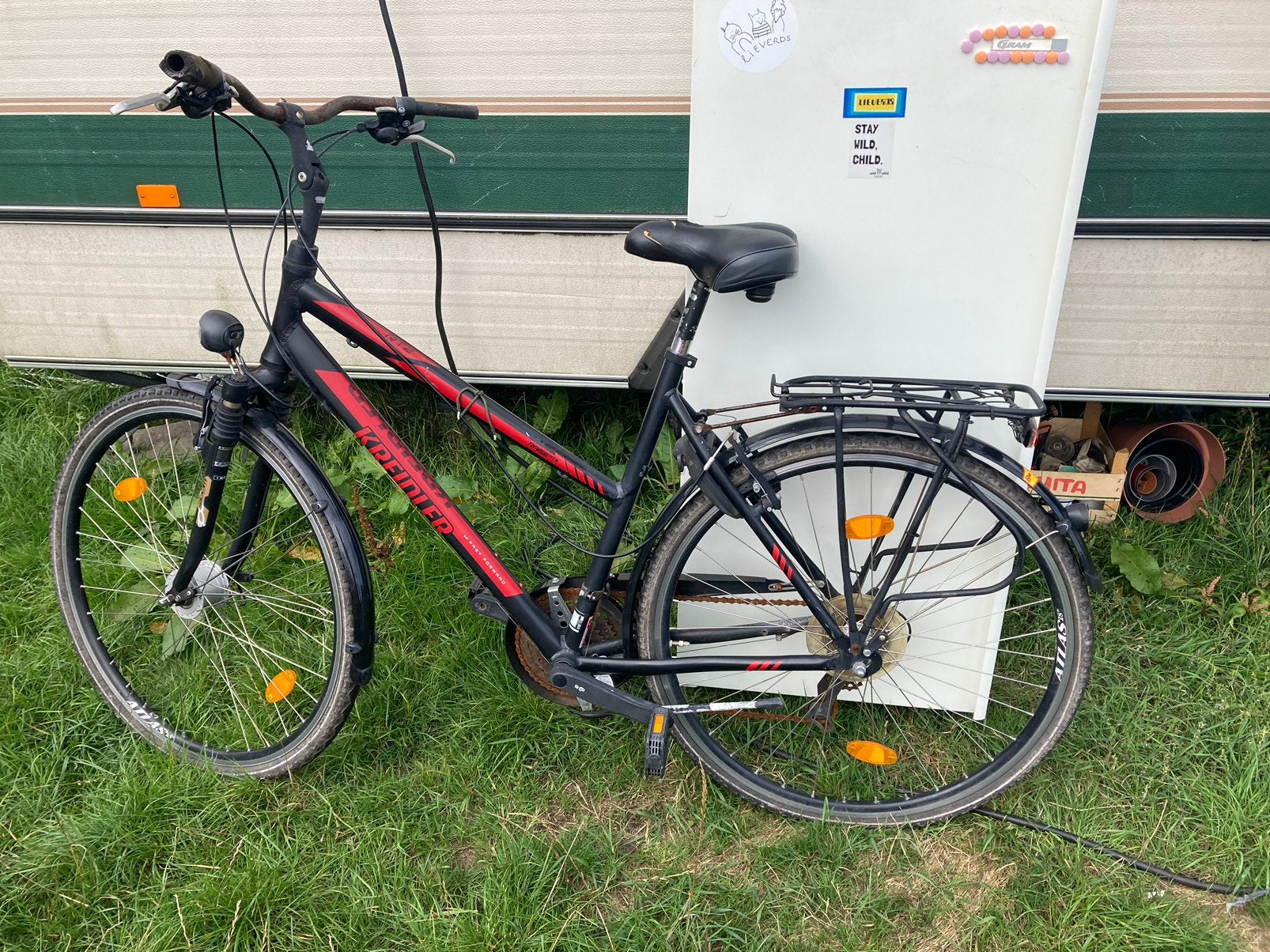 Kreidler damesfiets (opknappertje), Minder dan 10 versnellingen, Gebruikt, Overige maten, Trommelrem