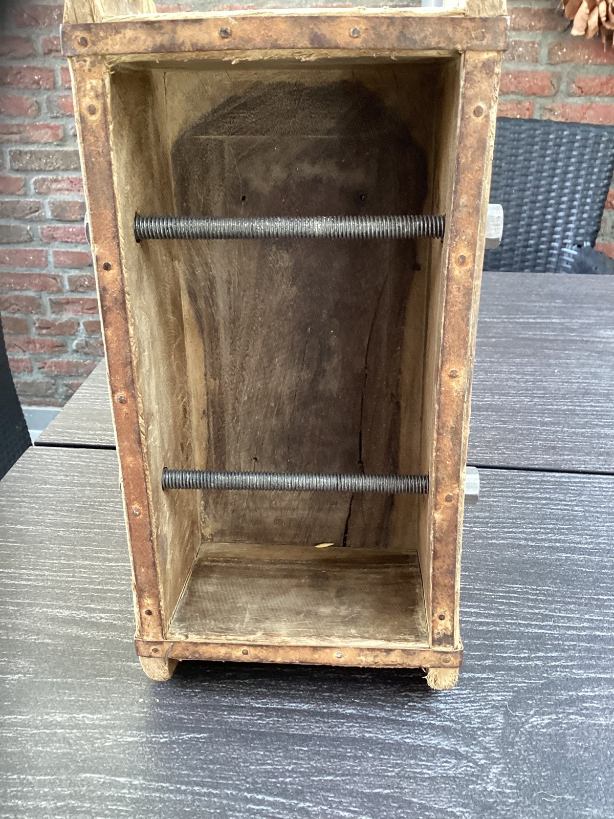 Houten wc houder, Ophalen of Verzenden, Nieuw, Rechthoekig, Hout