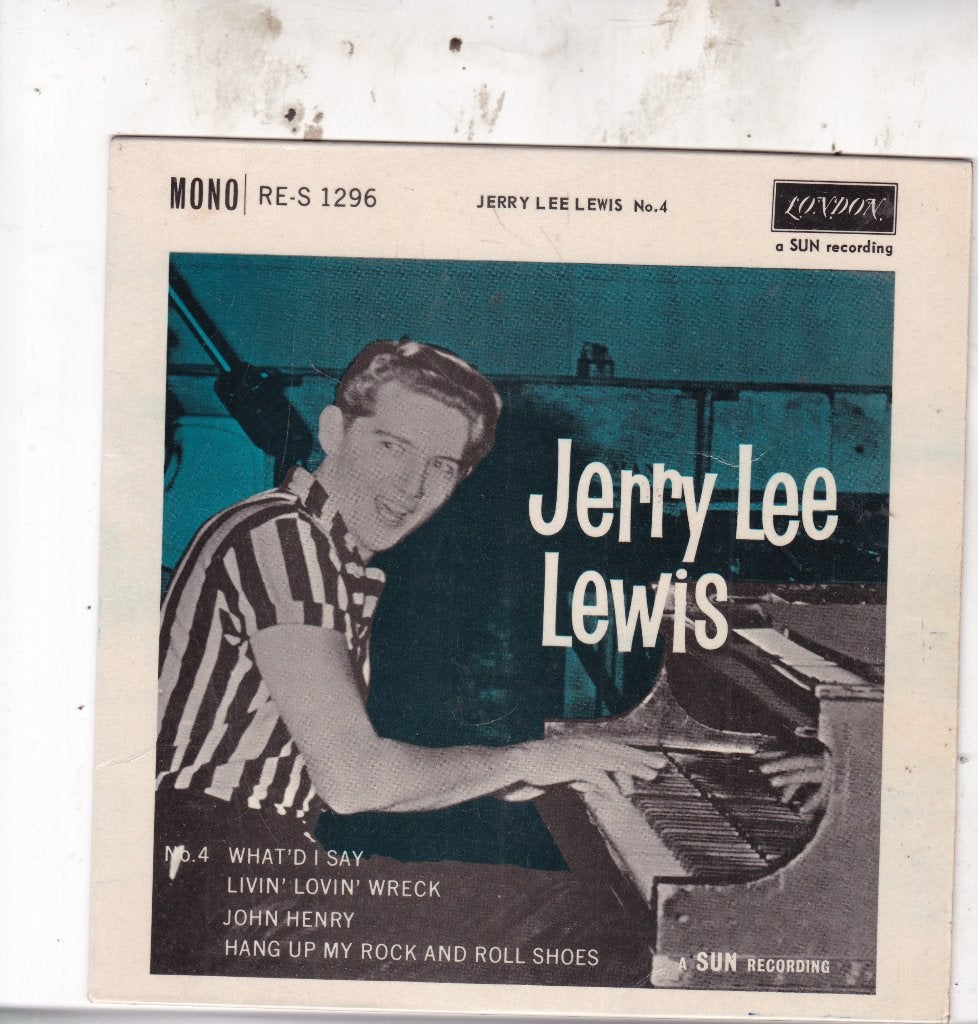 Jerry Lee Lewis ( E.P. 1961 )No. 4, Cd's en Dvd's, Ophalen of Verzenden, Zo goed als nieuw, 7 inch, Pop