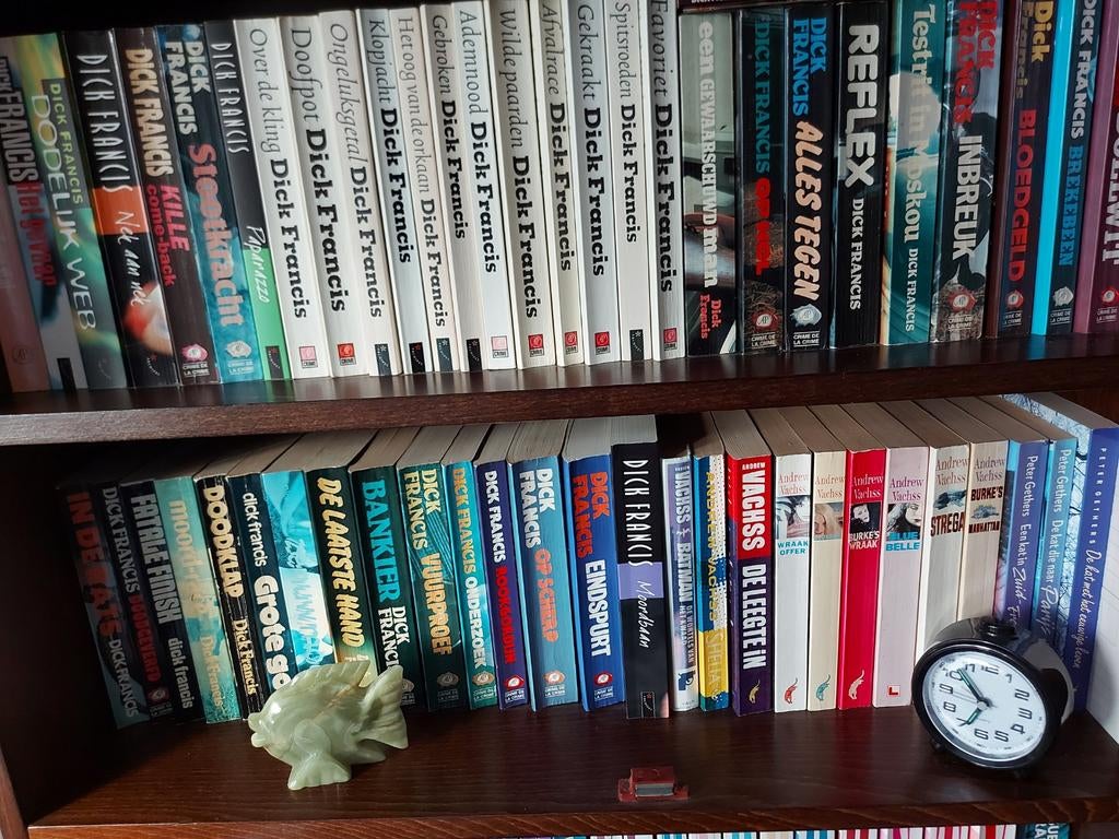 Hele serie van Dick Francis oa  het beste paard van stal, Boeken, Thrillers, Ophalen