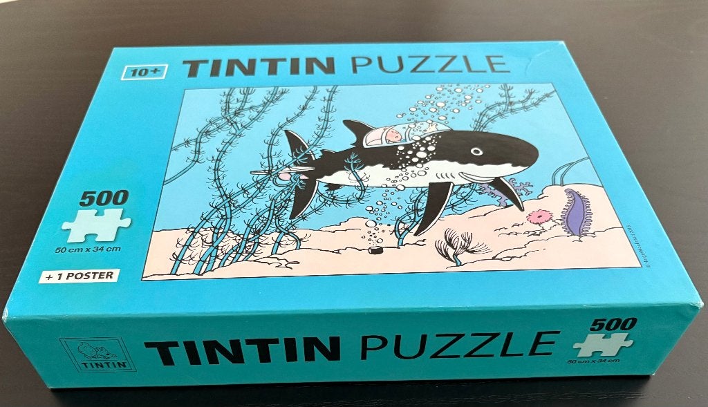 Kuifje - Puzzel Moulinsart Schat van Scharlaken Rackham, Eén stripboek, Ophalen of Verzenden, Zo goed als nieuw, Hergé