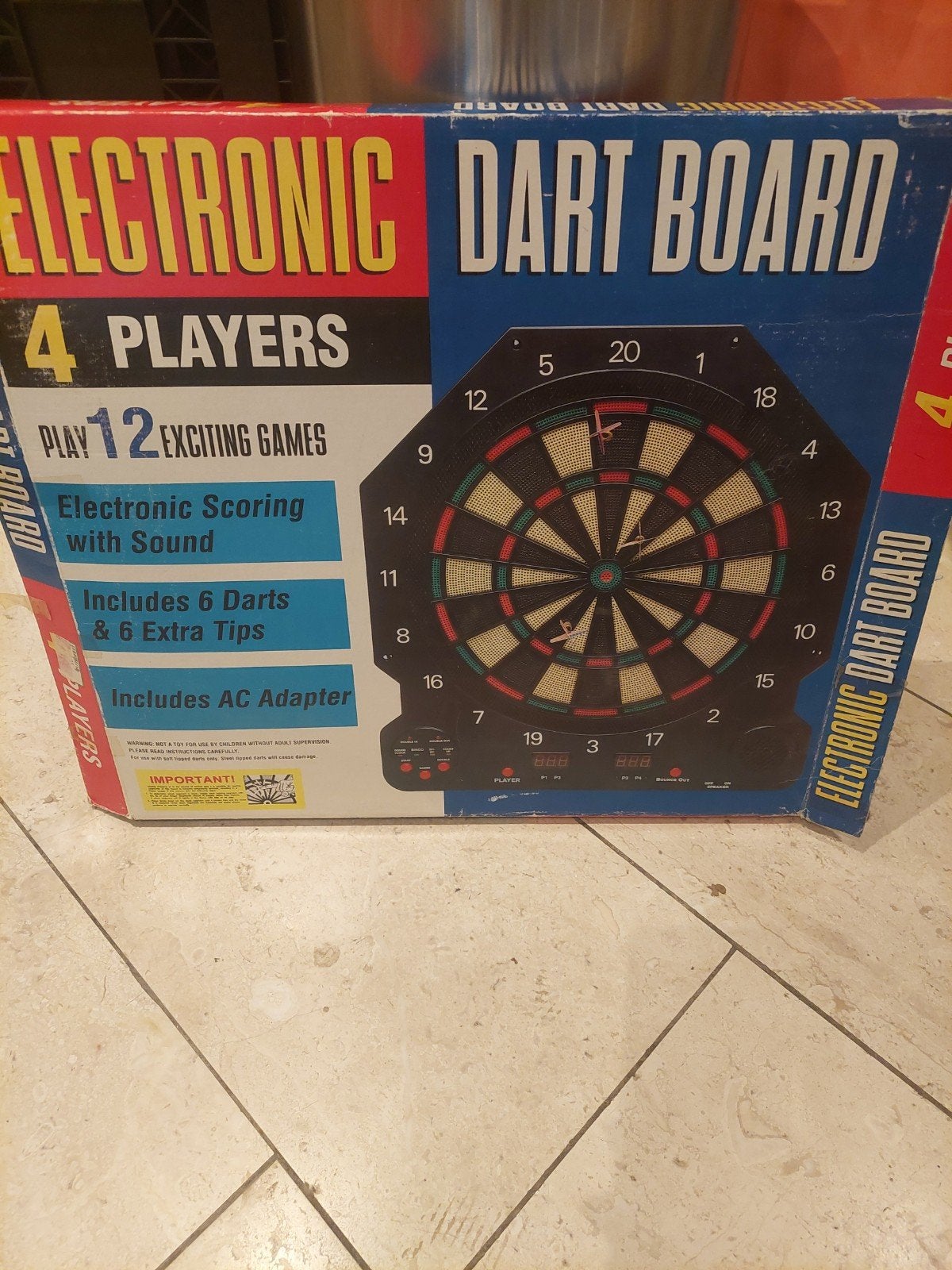 Electronic  dart board, Ophalen of Verzenden, Zo goed als nieuw, Dartbord, Elektronisch