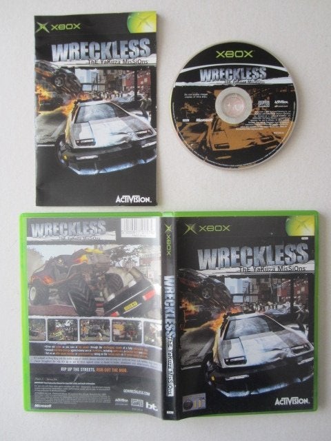 Wreckless Yakuza missions Xbox, Spelcomputers en Games, Games | Xbox Original, Gebruikt, Racen en Vliegen, 1 speler, Vanaf 18 jaar