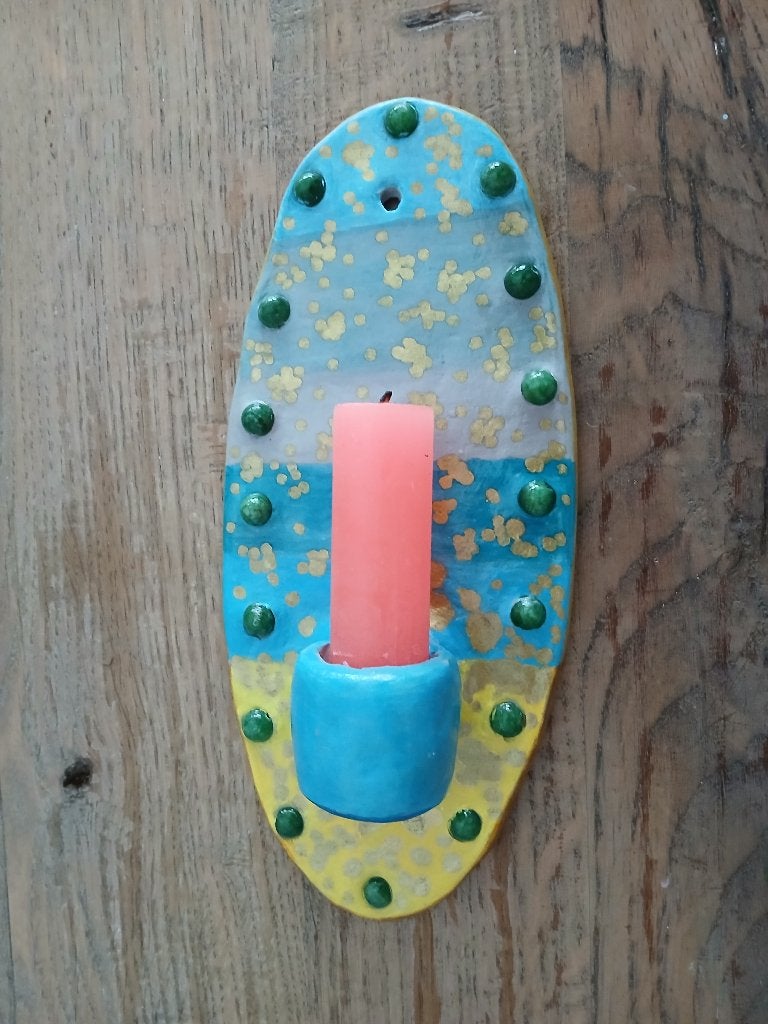 wand kaarsen houder, Meerkleurig, Overige materialen, Overige stijlen, Nieuw