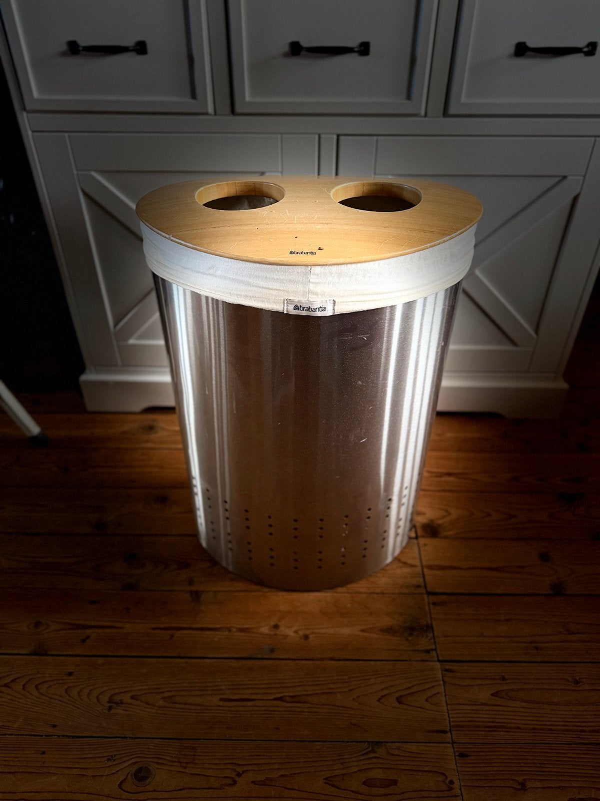 Brabantia Wasmand/wassorteerder met 2 compartimenten, Huis en Inrichting, Ophalen, Gebruikt