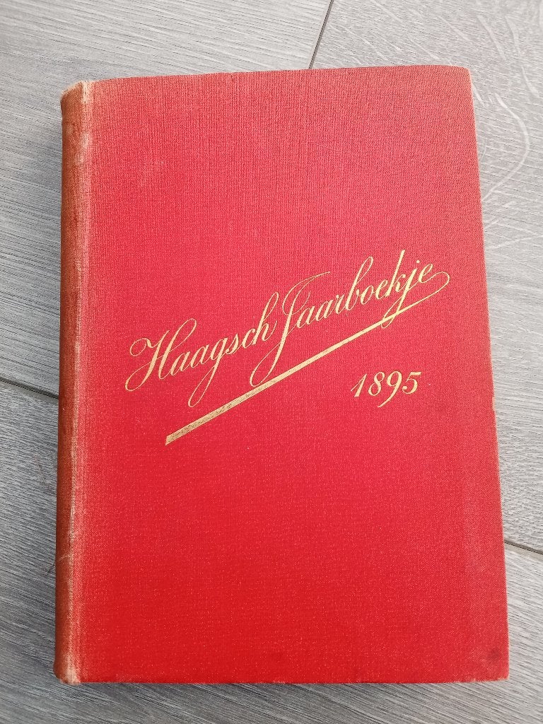 Haagsch jaarboekje uit 1895, Ophalen of Verzenden